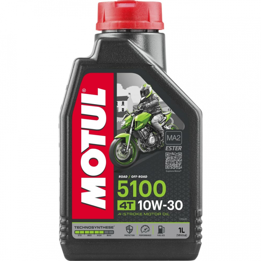 Моторное масло MOTUL 5100 4T SAE 10W30