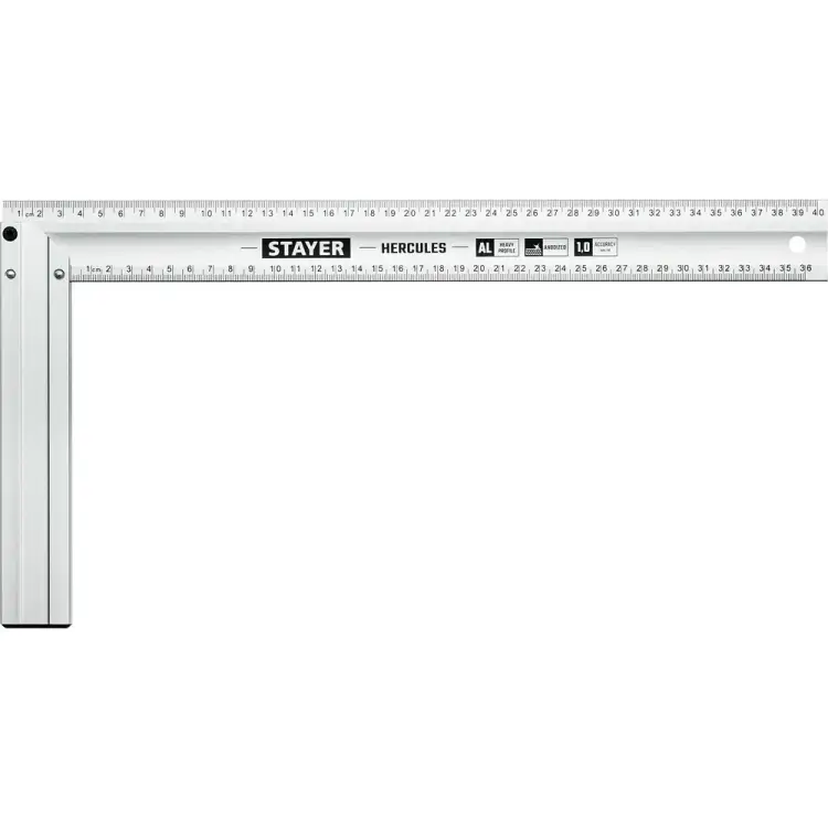 Жесткий столярный угольник STAYER Hercules 3432-40