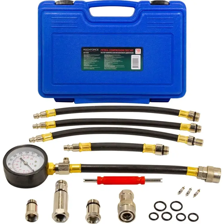 Тестер компрессии бензинового двигателя Rockforce RF-907G08(51336)