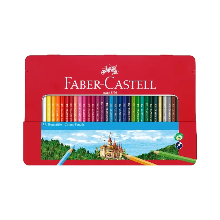 Цветные карандаши Faber-Castell замок 115886
