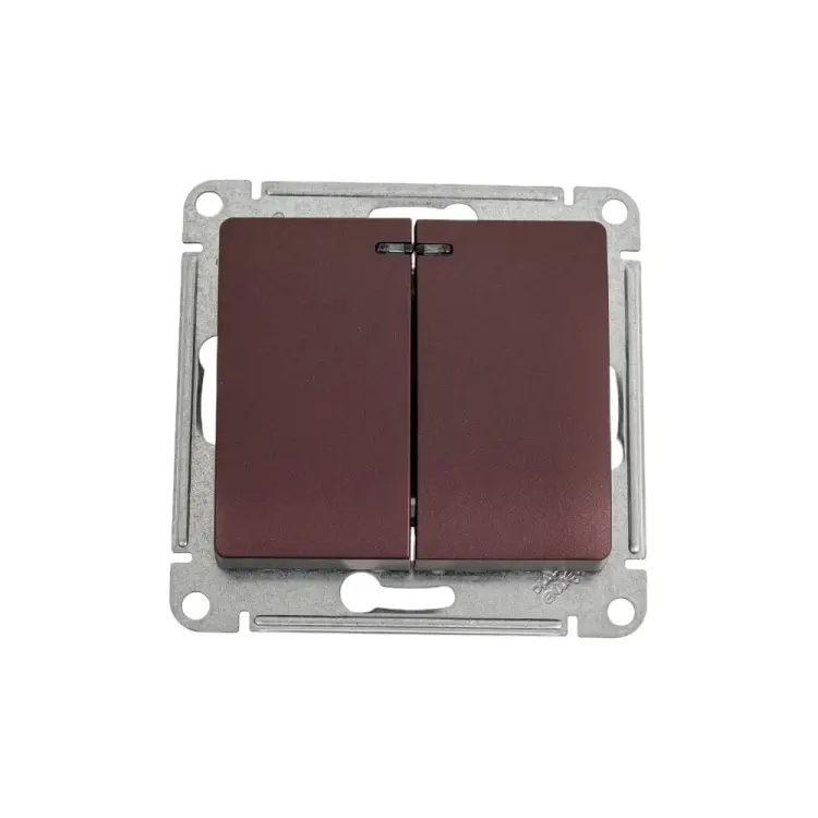 Двухклавишный механизм выключателя Systeme Electric Glossa GSL001153