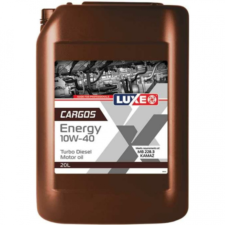 Моторное масло LUXE cargos energy turbo diesel 10w40, cf-4