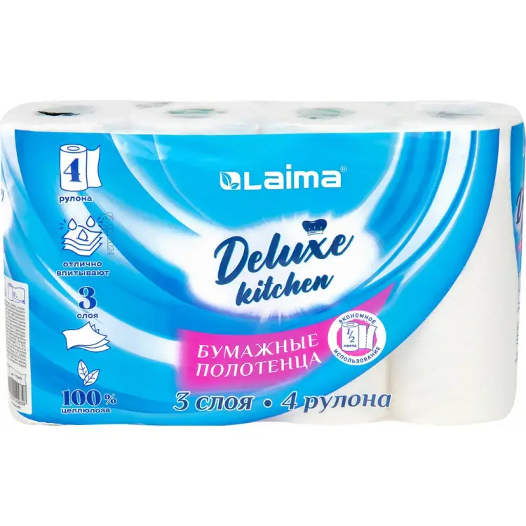 Полотенца бумажные LAIMA Deluxe 115400 Полотенца бумажные LAIMA Deluxe 115400