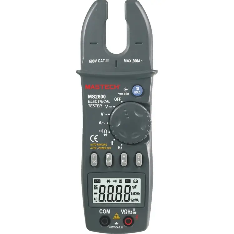 Автоматический цифровые токоизмерительные клещи Mastech MS2600 ACA 00-00000284