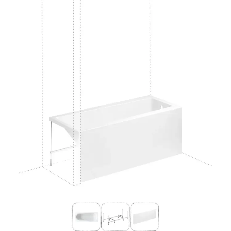 Акриловая ванна Lavinia Boho Rock S2-37070075