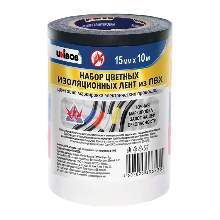 Набор изолент Unibob 211773