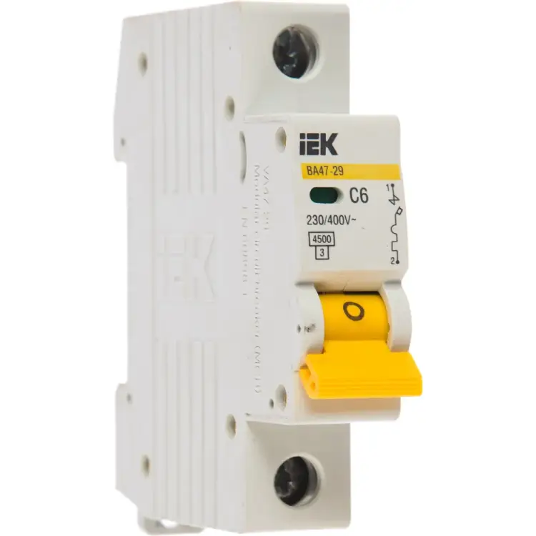 Автоматический выключатель IEK ВА47-29 MVA20-1-006-C