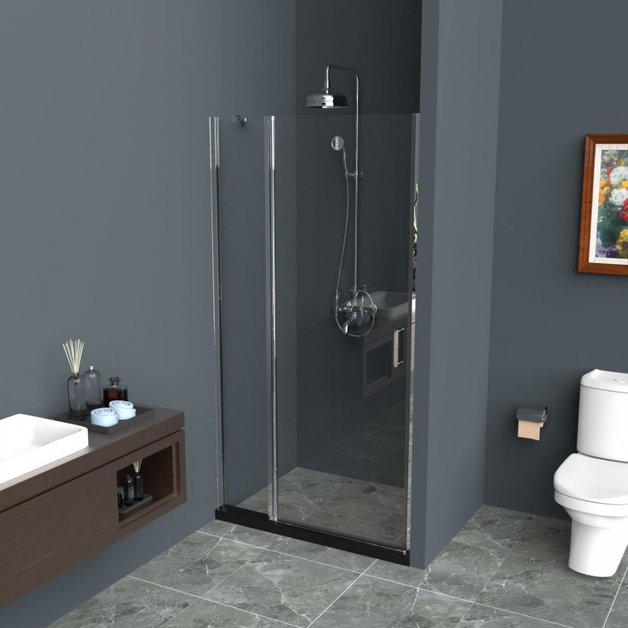 Душевая дверь BelBagno UNO-B-12-40+70-C-Cr