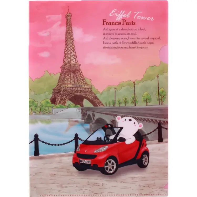 Папка-уголок COMIX география A7590 FR