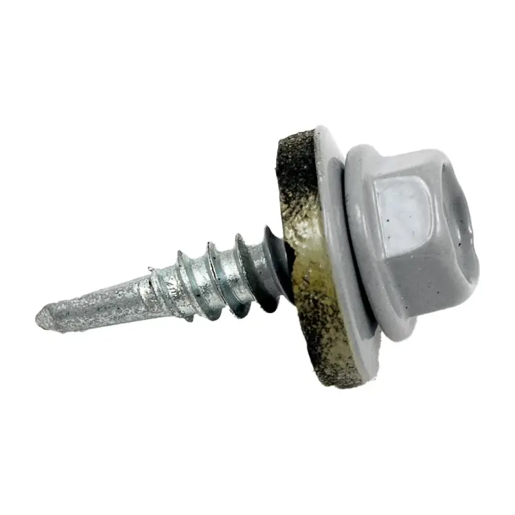 Кровельный саморез КРЕП-КОМП 4,8x19 RAL7004 серый 250 шт. ск48197004кф