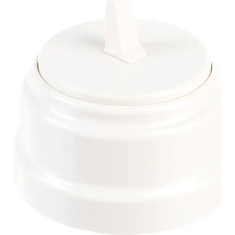 Одноклавишный тумблерный выключатель BYLECTRICA серия РЕТРО А110-2203 бежевый