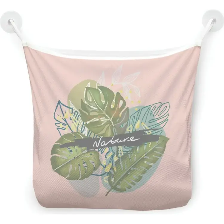 Настенная сетка-органайзер для ванной для игрушек JOYARTY Тропическая флора tgb_385261