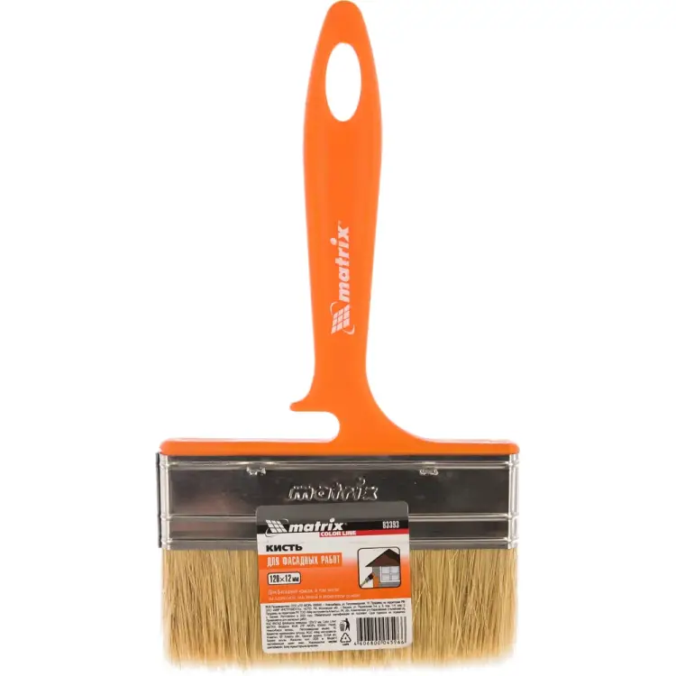 Флейцевая кисть для фасадных работ MATRIX Color Line 83393