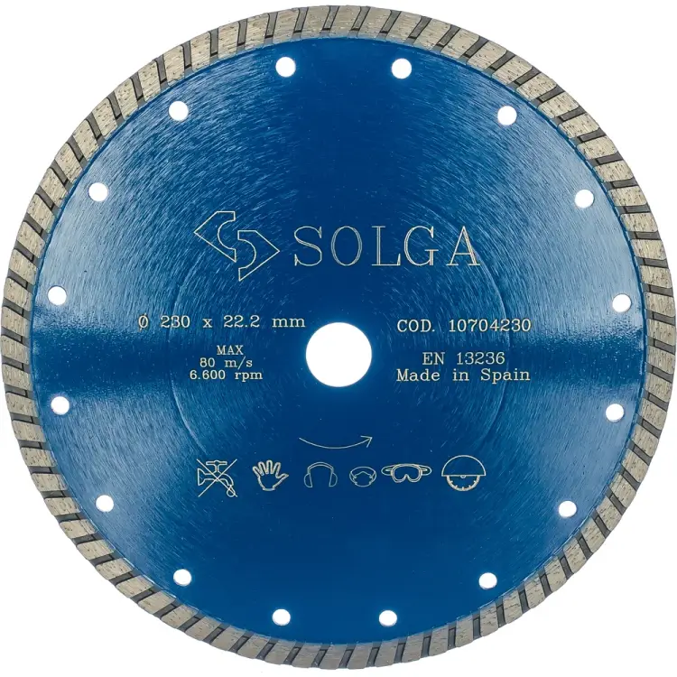Алмазный диск по железобетону Solga Diamant PROFESSIONAL турбо 10704230 Алмазный диск по железобетону Solga Diamant PROFESSIONAL турбо 10704230