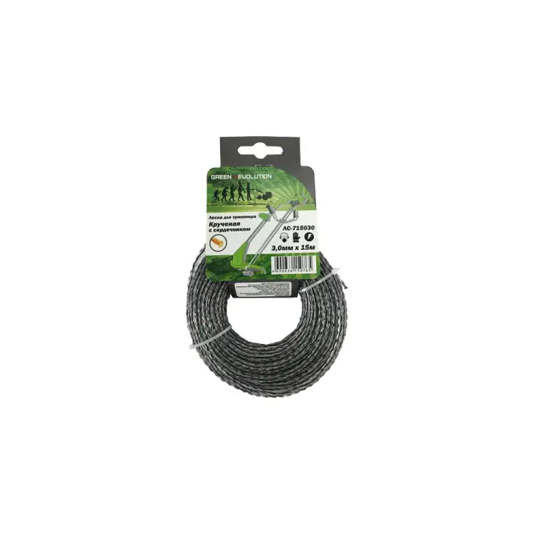 Леска для триммера GREEN REVOLUTION ЛС-715030