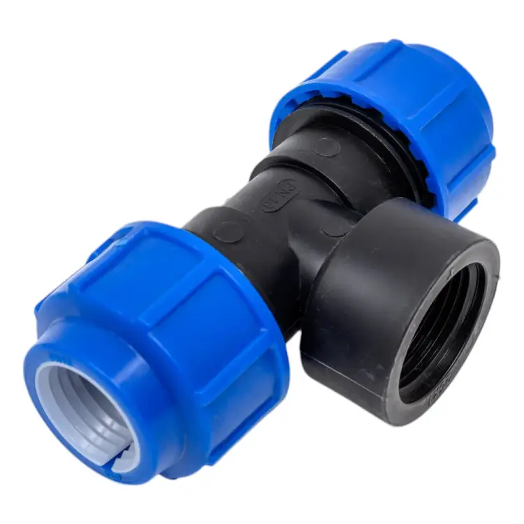 Компрессионный тройник для полиэтиленовых труб LAMMIN Lm34012252525