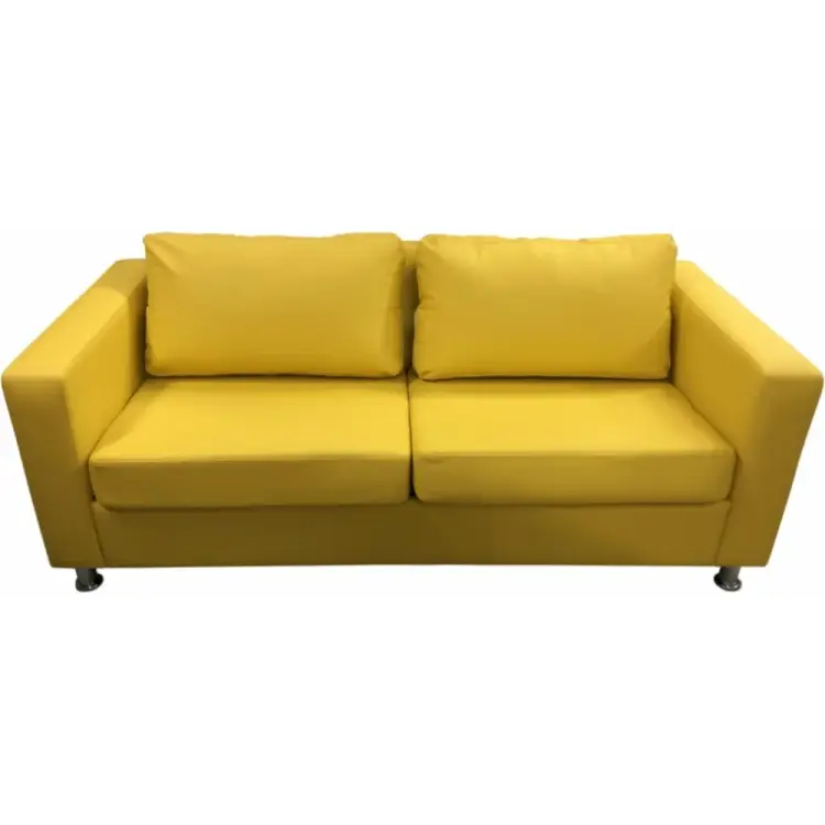 Трехместный диван Мягкий Офис желтый ВТС301ЖЛТ