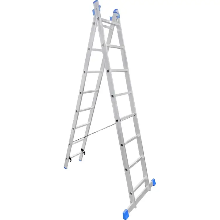 Двухсекционная алюминиевая лестница LadderBel LS208