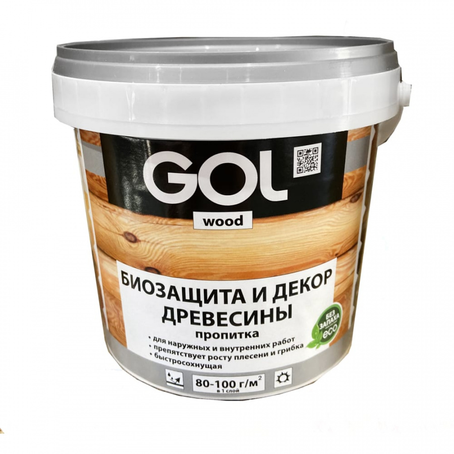 Защитно-декоративная пропитка Palizh GOL wood AQUA Wd.232.01-2,5
