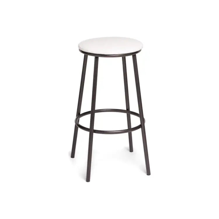 Барный стул Woodville Drezegomad белый, темный мусс 453995