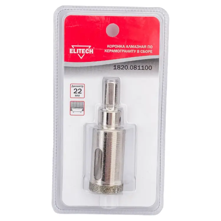 Коронка Elitech 1820.081100