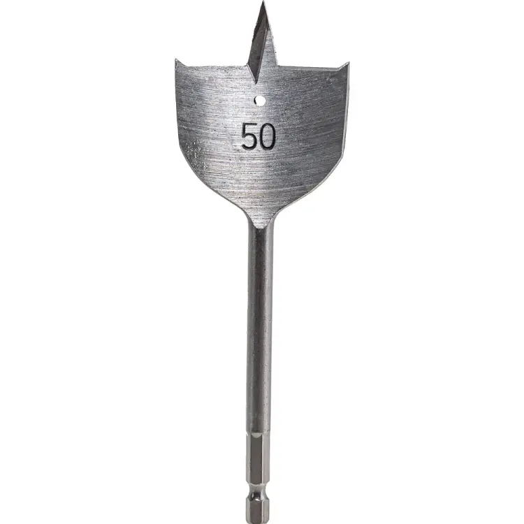 Перовое сверло по дереву Hardcore с подрезателями 50x152 мм 165015