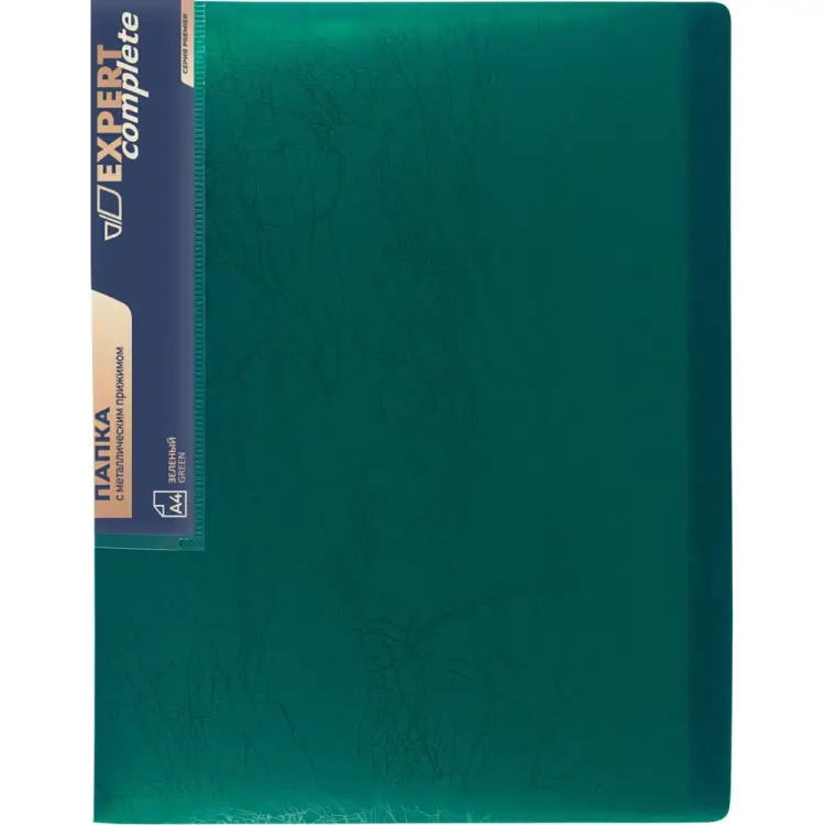 Папка Expert Complete A4, 700 мкм, 20 мм, волокно, Premier, зеленый EC210737003 709141