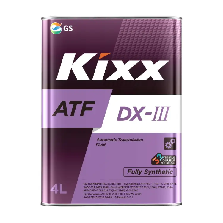 Синтетическое трансмиссионное масло KIXX ATF DX-III L250944TE1