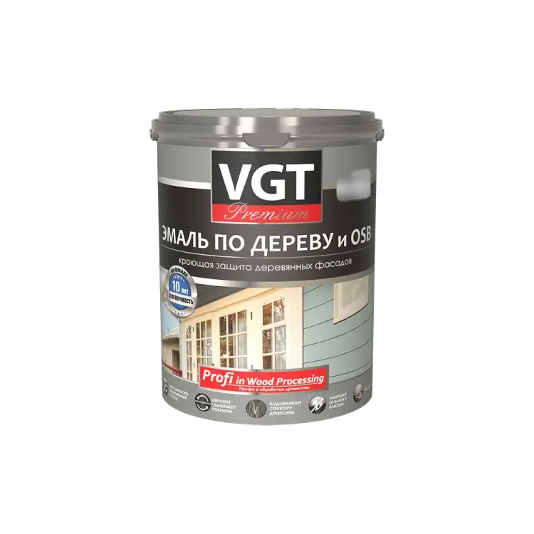 Эмаль по дереву VGT ВД АК 1179 Профи 11607759 Эмаль по дереву VGT ВД АК 1179 Профи 11607759