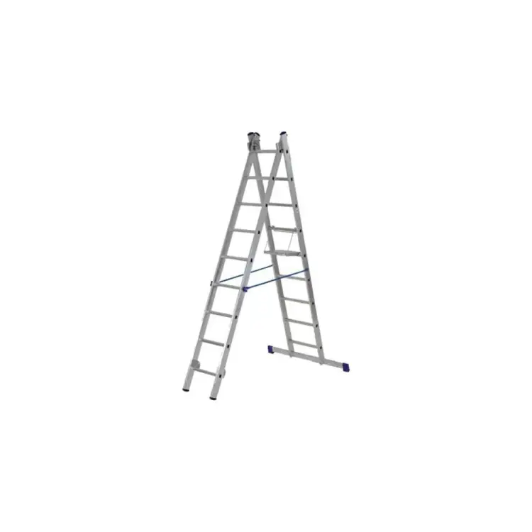 Двухсекционная алюминиевая лестница РОС 65424