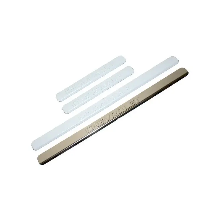 Накладки внутренних порогов для CHEVROLET Aveo/Lacetti/Lanos/Niva Dollex NPS-080