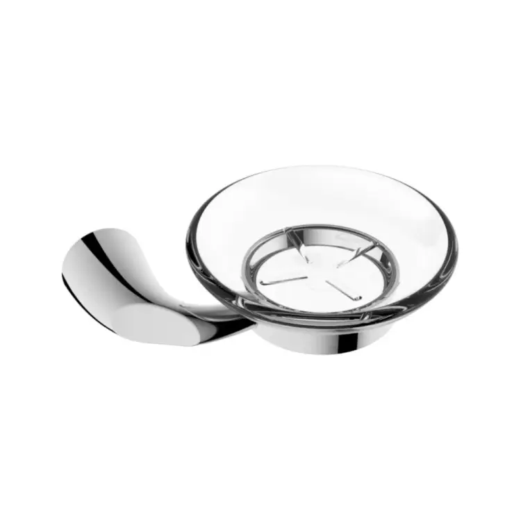 Стеклянная мыльница RUSH Devon DE75411