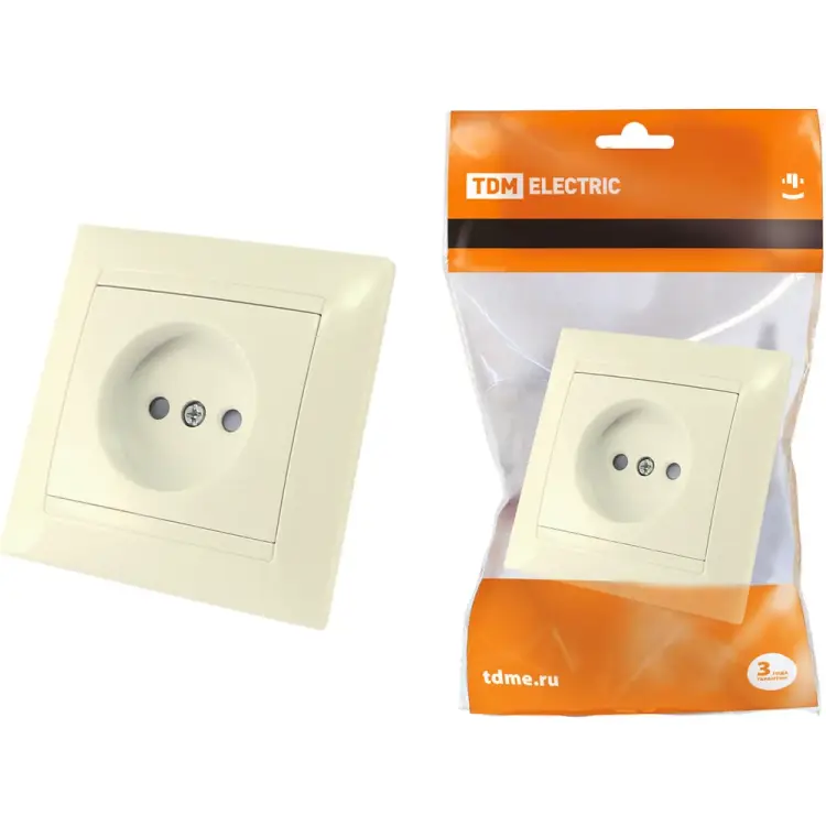 Розетка TDM ELECTRIC Лама SQ1815-0110