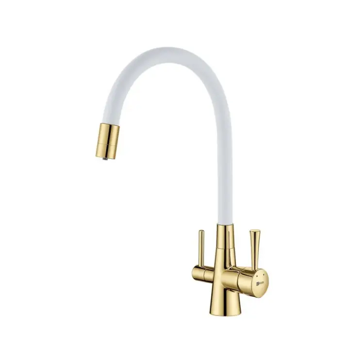 Смеситель для кухни Lemark Comfort LM3075G-White