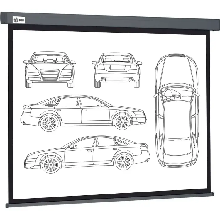 Настенно-потолочный рулонный экран Cactus Wallscreen CS-PSW-168x299-SG 1678318