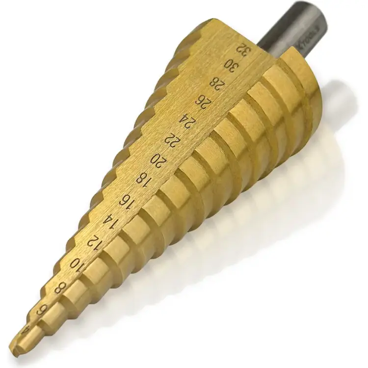 Ступенчатое сверло по металлу vertextools 4-32