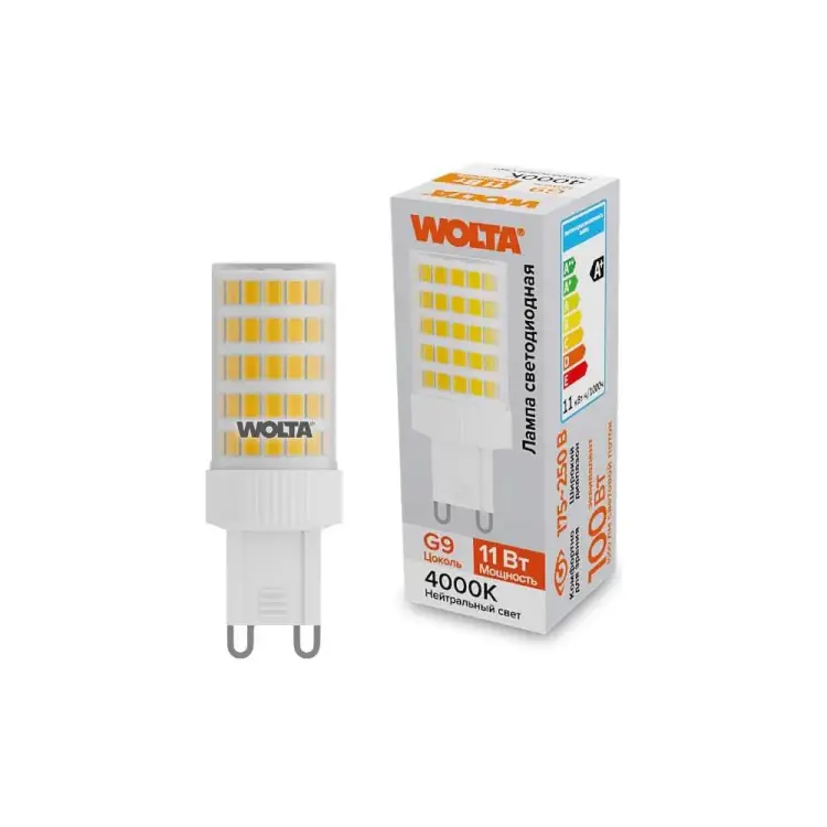 Светодиодная лампа Wolta WSTD-JCD-11W4KG9-C