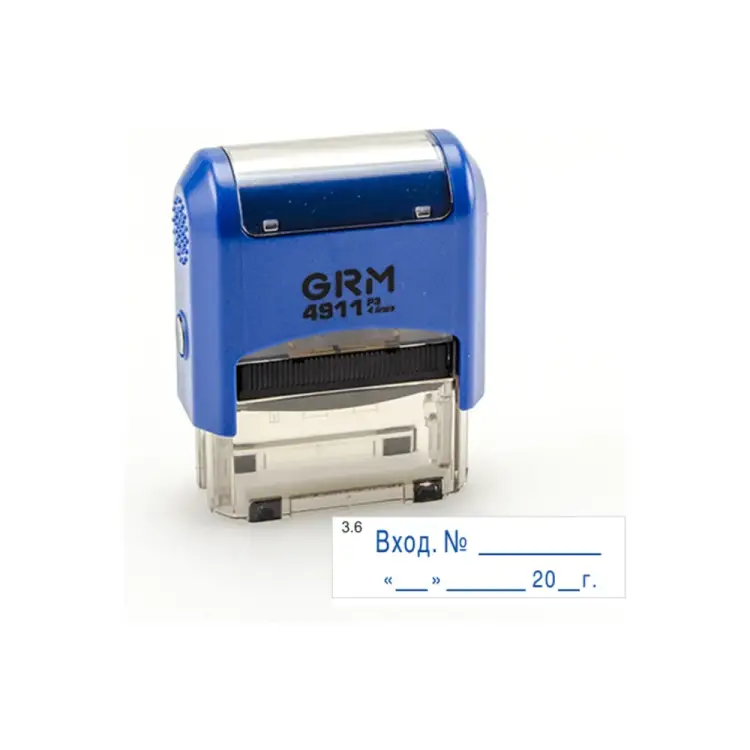 Стандартный штамп GRM 4911 p3 «3.6 вход. n (дата)» 110491300-36