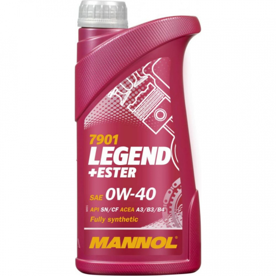 Синтетическое моторное масло MANNOL LEGEND ESTER 0W40