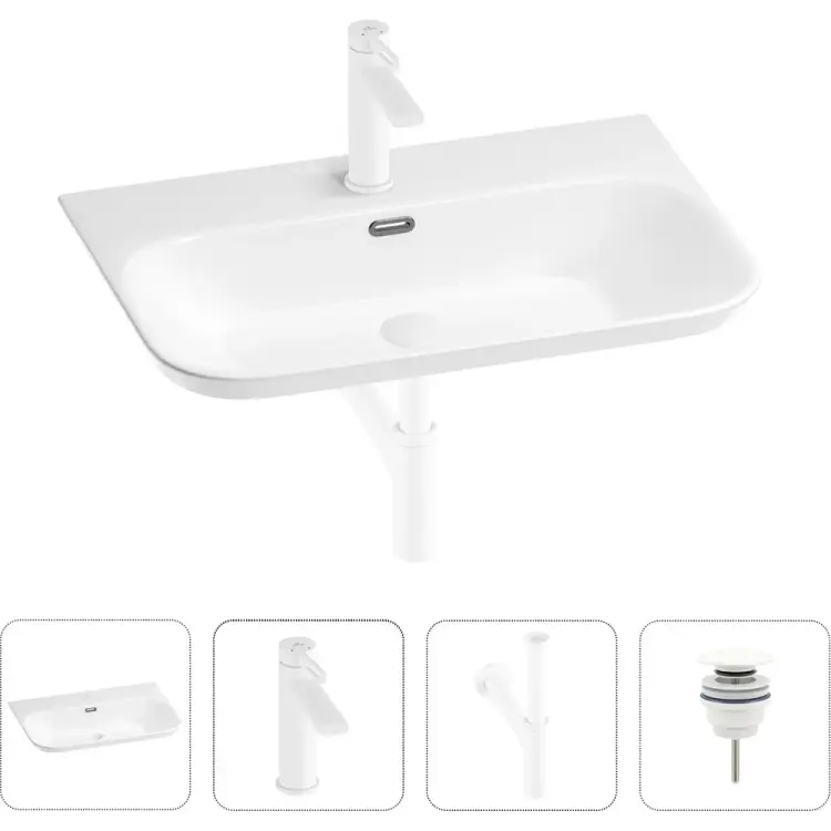 Раковина для ванной Wellsee Éclatant 2.0 201003790