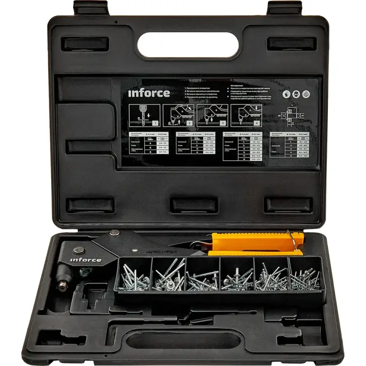 Литой ручной заклепочник Inforce 06-14-111 Литой ручной заклепочник Inforce 06-14-111