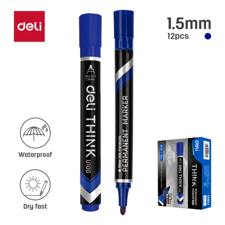 Перманентный маркер DELI Think EU10030 412179