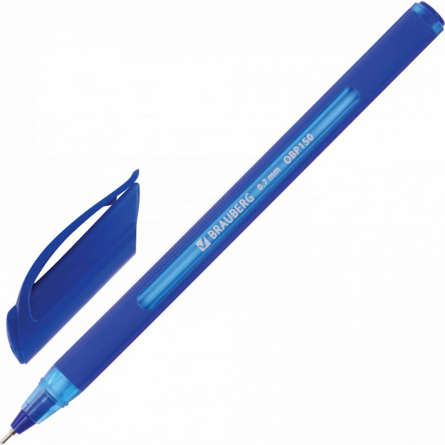 Масляная шариковая ручка BRAUBERG Extra Glide Soft Blue