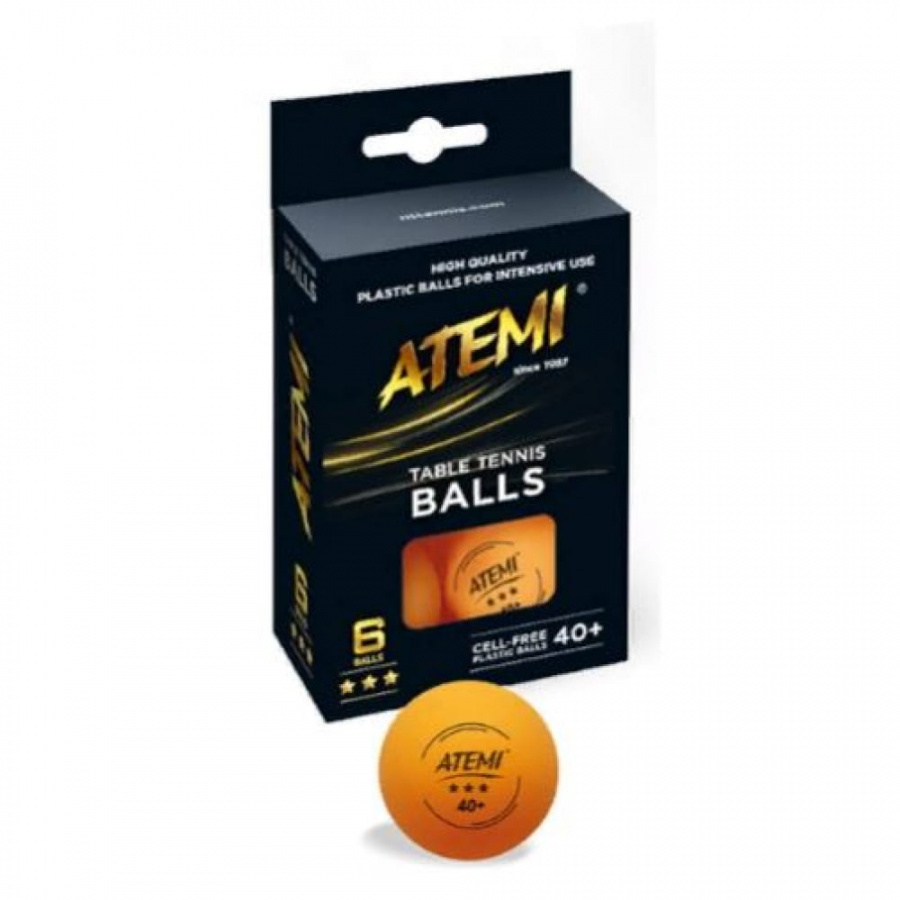 Мячи для настольного тенниса ATEMI 3*