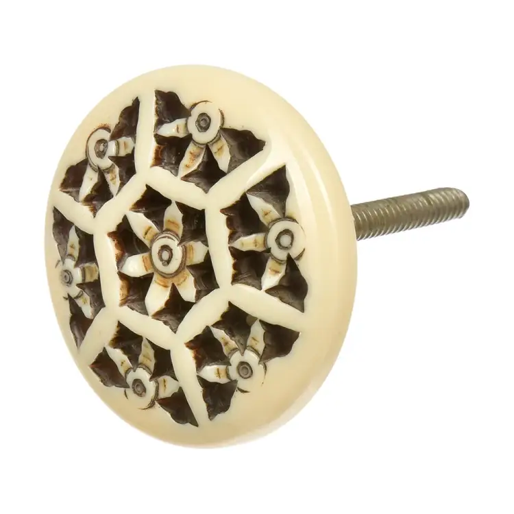 Ручка для мебели BlumenHaus Слоновая кость 66292 Ручка для мебели BlumenHaus Слоновая кость 66292