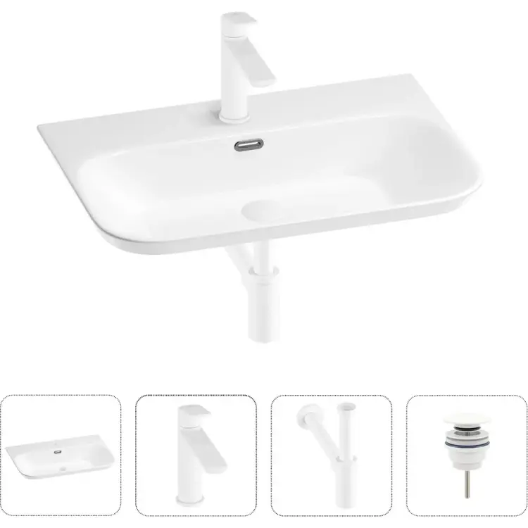 Раковина для ванной Wellsee Éclatant 2.0 201003755