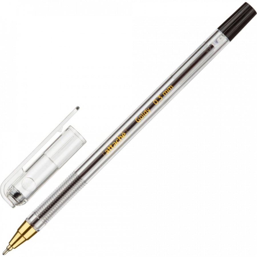 Масляная шариковая ручка Attache Goldy