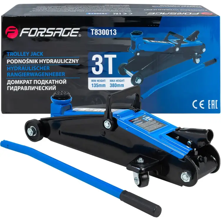 Подкатной гидравлический домкрат Forsage F-T830013(4083)