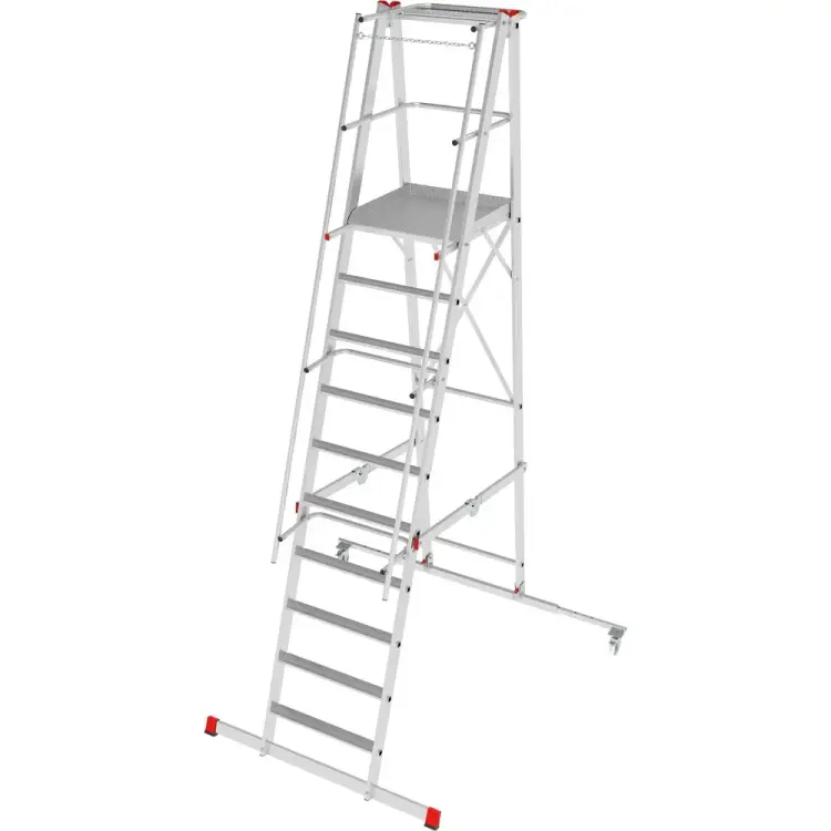 Передвижная складная лестница-стремянка Новая Высота NV 5540 5540110 Передвижная складная лестница-стремянка Новая Высота NV 5540 5540110