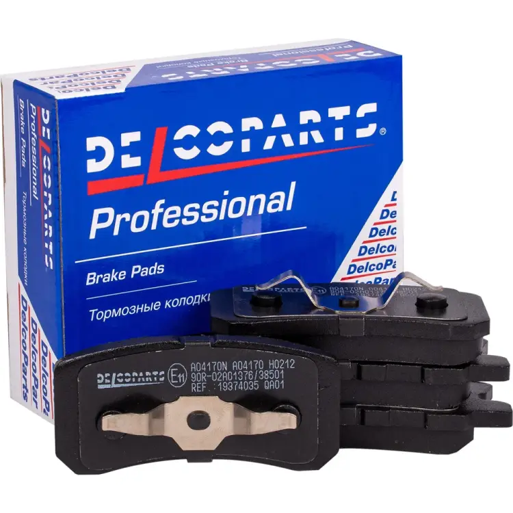 Задние дисковые колодки тормозные Delcoparts 19374035 Задние дисковые колодки тормозные Delcoparts 19374035